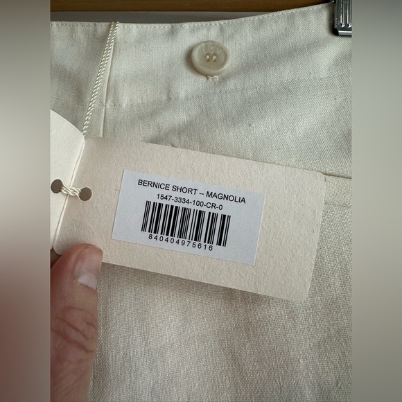 Doen Bernice Shorts Magnolia Whitw NWT Size 0 - Picture 9 of 14